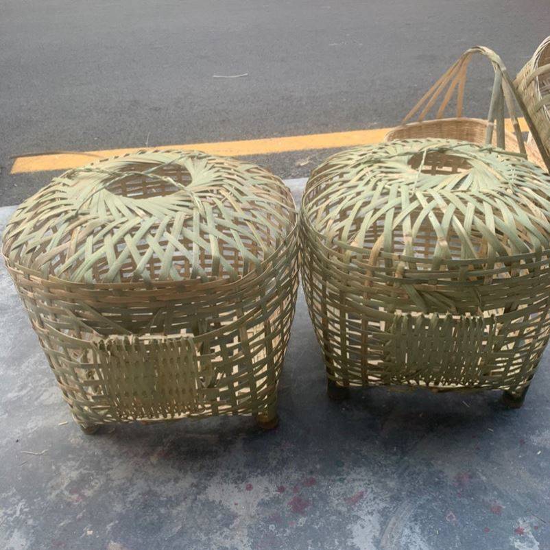 鸡窝搭建户外农村自制鸡笼老式造景套装竹子防黄鼠狼芦丁鸡竹编笼