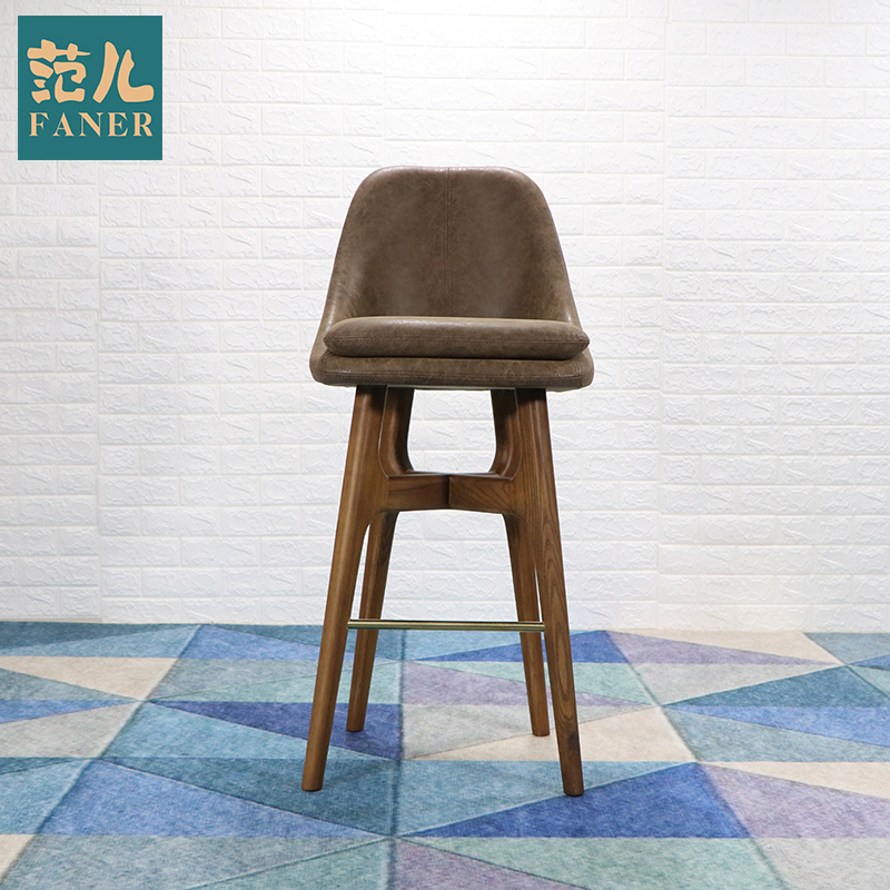 北欧现代酒吧椅大师设计修罗椅个性吧椅奶茶店休闲椅异形定制书椅