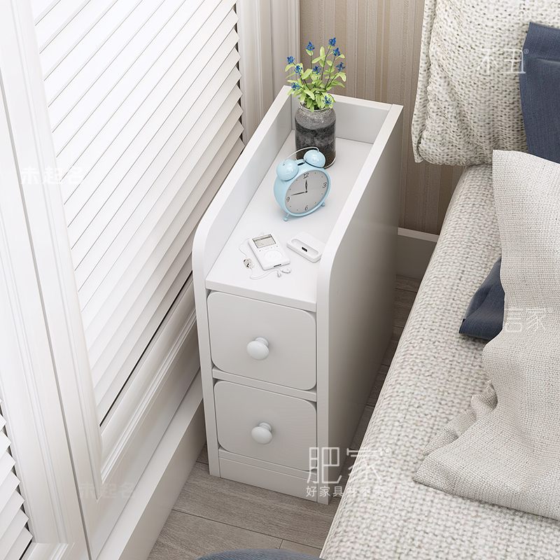 卧室出租房用个性创意时尚窄小床头柜小型窄边床边柜夹缝柜WW226