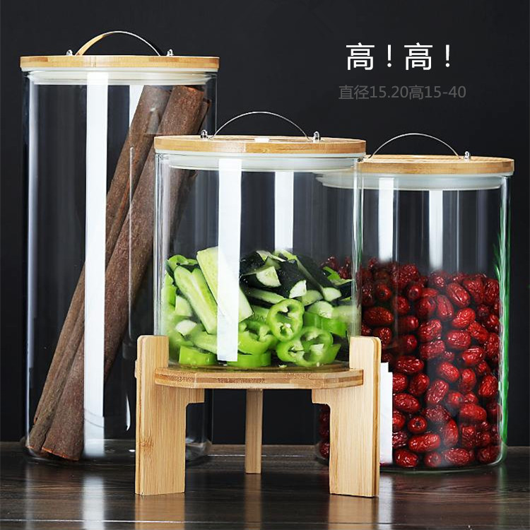 大玻璃密封罐米酒桶米缸带龙头食品储物罐大码展示茶叶罐酵素桶