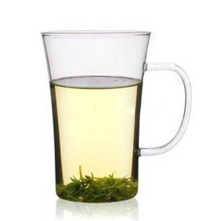 玻璃杯美体绿茶杯咖啡杯果汁饮料杯无铅高鹏玻璃材质手工水杯子透