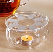 耐热玻璃茶具蜡烛加热保温底座茶炉暖茶器玻璃茶壶加热底座温茶器