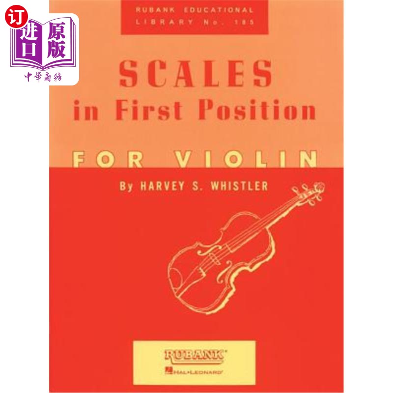 海外直订Scales in First Position for Violin 小提琴第一位置的音阶