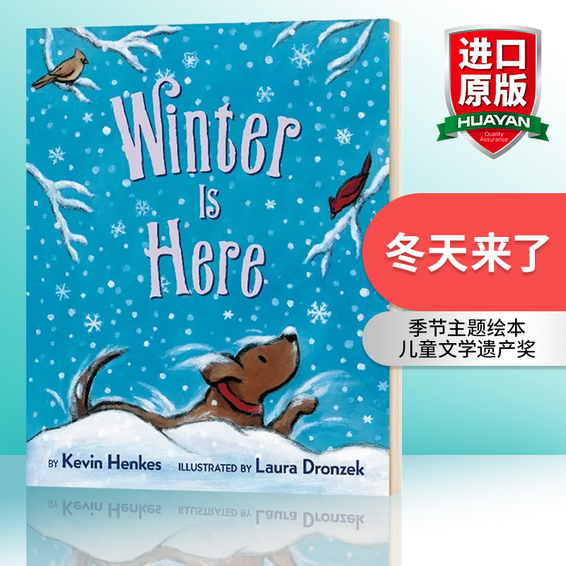冬天来了 英文原版绘本 Winter Is Here 季节主题 儿童文学遗产奖作者Kevin Henkes 英文版 进口英语原版书籍 可搭等待 大象游行
