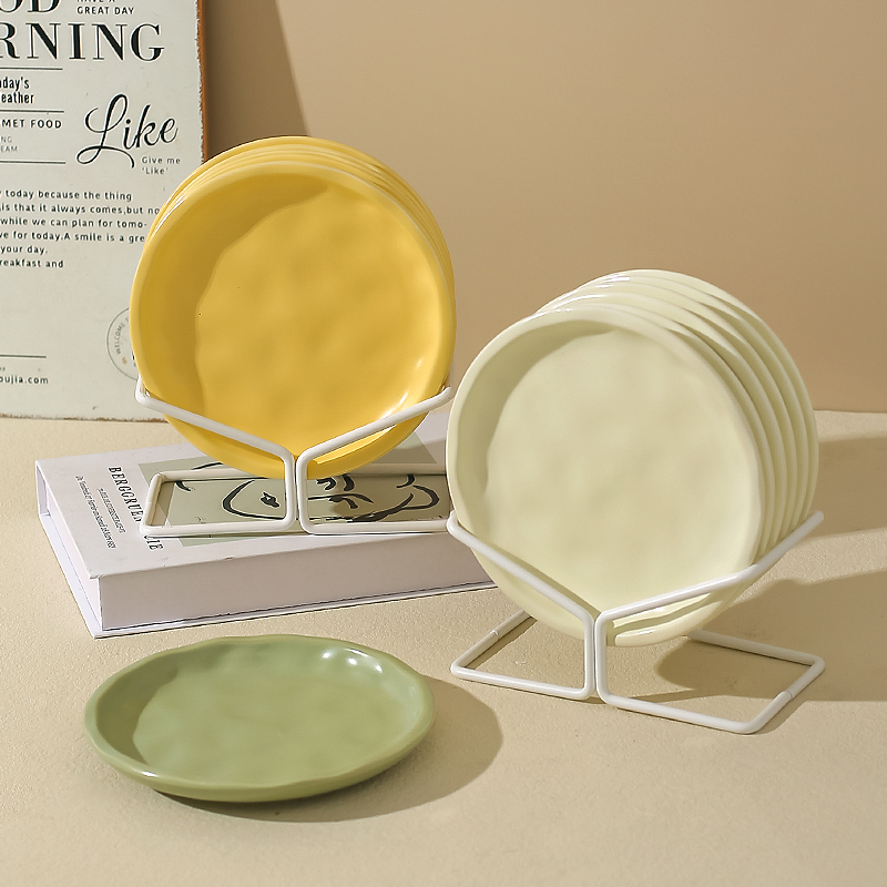 川岛屋骨碟吐骨头盘碟家用食品级新款陶瓷小碟子盘子餐桌垃圾渣盘