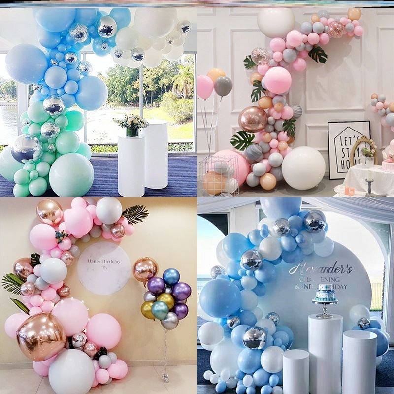 气球链套装不规则拱门气球周岁生日派对婚礼开业布置装饰