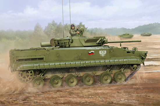 小号手 01529 拼装模型 1/35俄罗斯BMP-3F步兵战车海军型