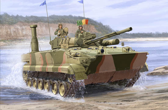 小号手 01533 胶粘拼装模型 1/35BMP-3步兵战车韩国陆军型