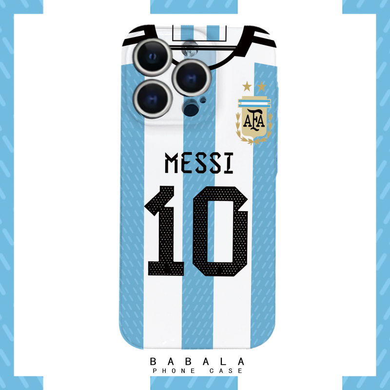 阿根廷10号梅西足球菲林手机壳适用iPhone15/14promax苹果13硬15plus可爱XR12mini8plus华为小米vivo