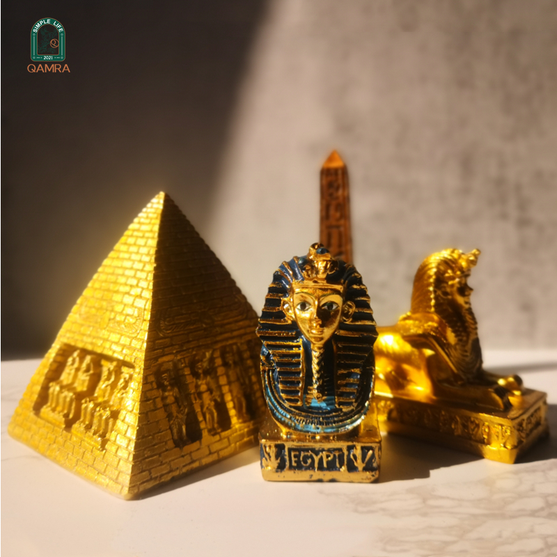 埃及金字塔狮身人面像方尖碑模型摆件法老木乃伊儿童房纪念装饰品