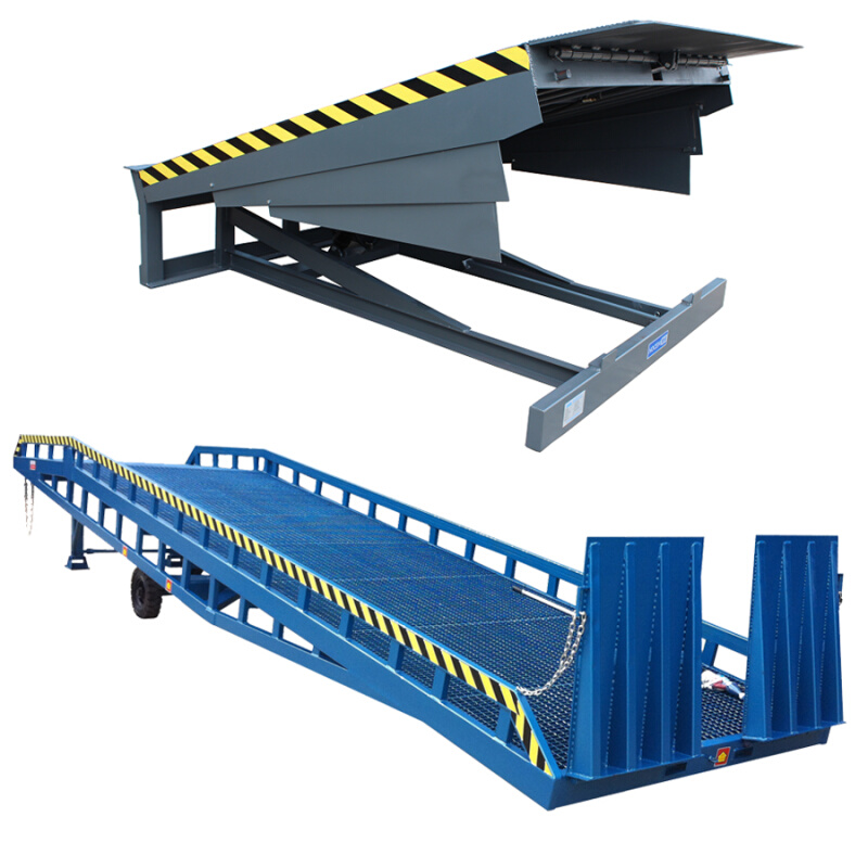 固定式移动式登车桥电动液压仓储斜坡装货卸货平台月台升降台