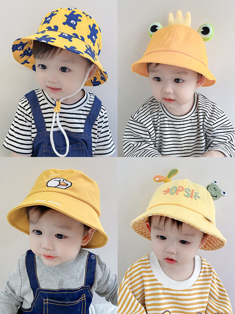 英国NextRoad宝宝防晒帽子婴儿太阳帽男女儿童渔夫帽薄款遮阳帽潮