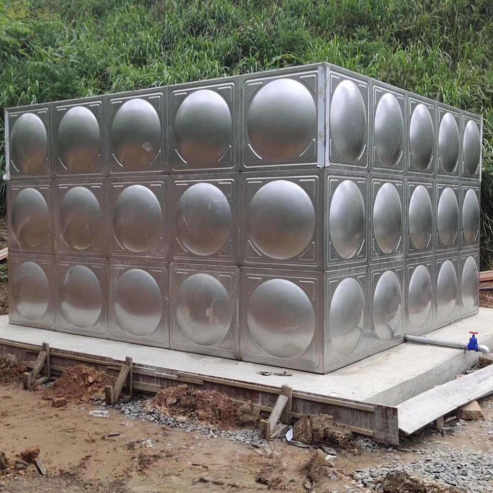 长沙中赢不锈钢水箱厂家 304组合式方形不锈钢生活消防保温水箱