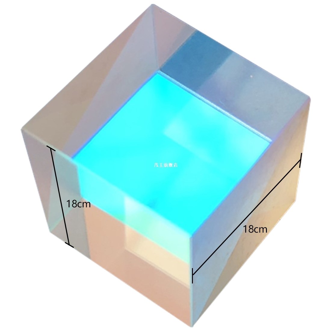 Optical Glass Cube Defective Cross Dichroic Prism Mirror Com