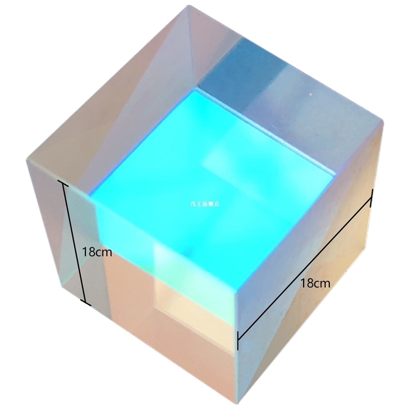 Optical Glass Cube Defective Cross Dichroic Prism Mirror Com