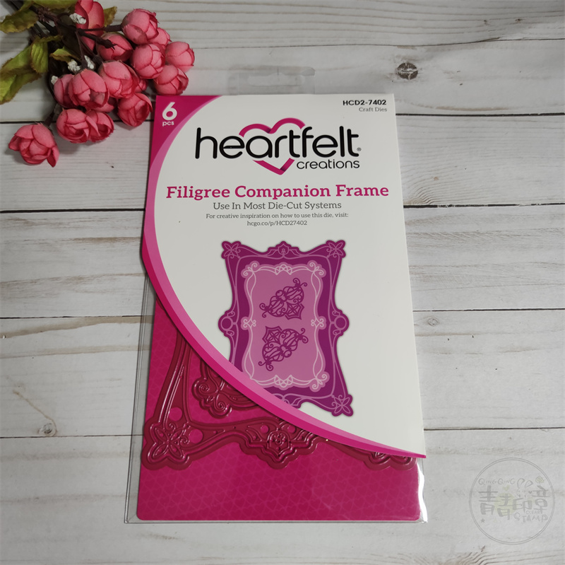 Heartfelt 花丝配套框架 Filigree Companion Frame 进口切模
