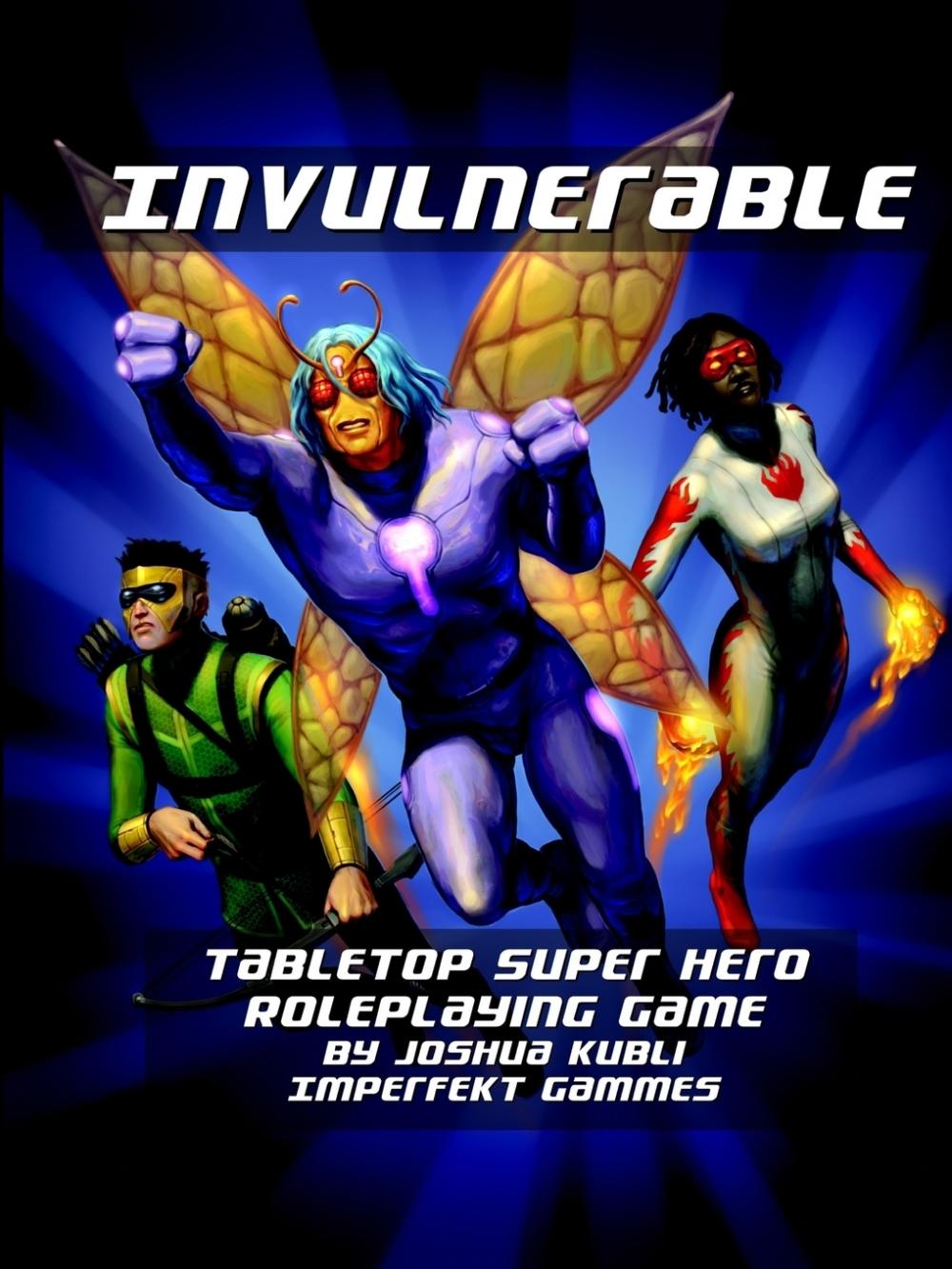 【预售 按需印刷】Invulnerable Super Hero RPG Vigilante Edition