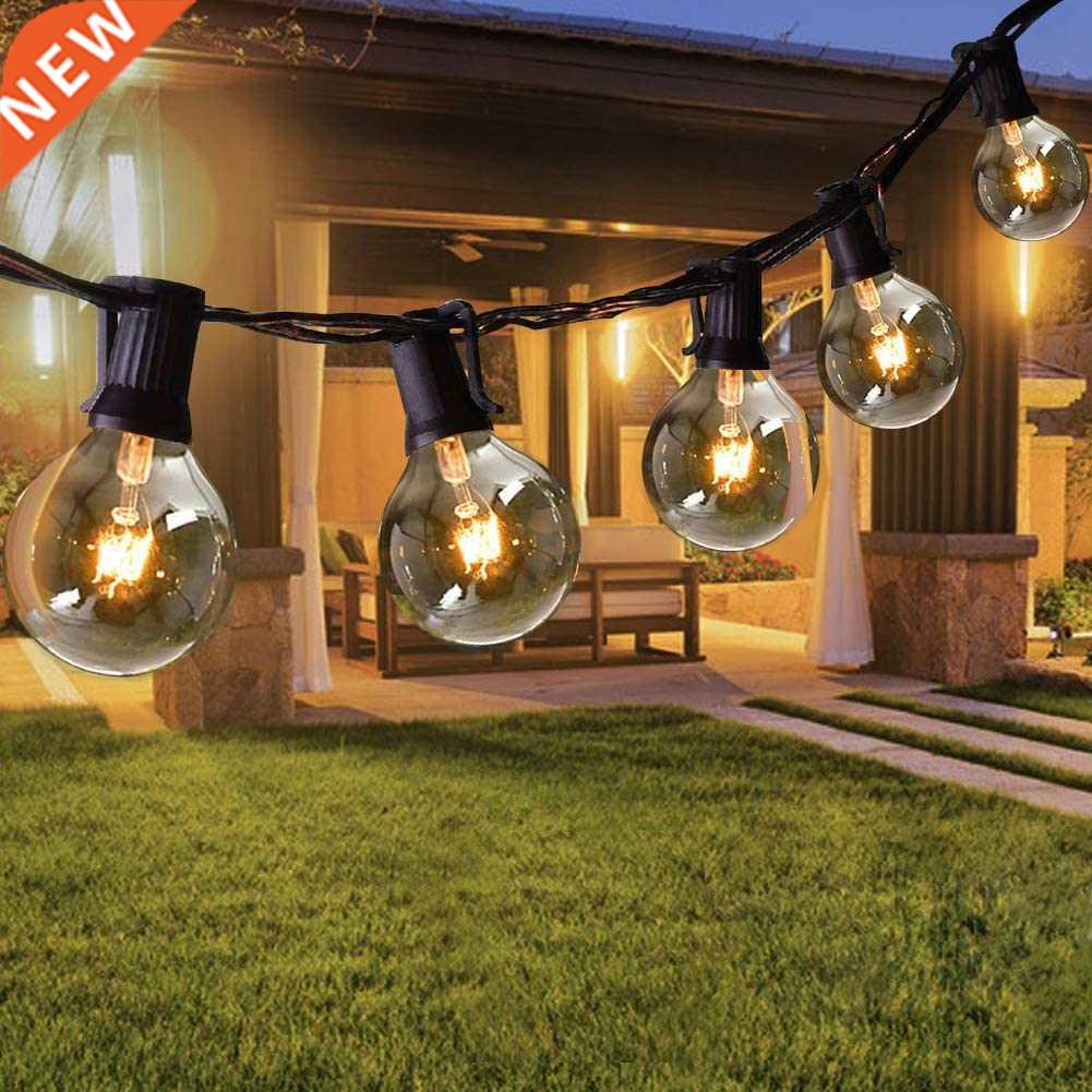 Fairy Lights , Patio String Lights G40 Glass Incandescent Ch