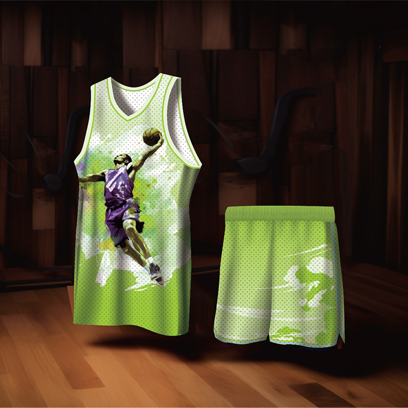 MUZUES高端球衣定制篮球服套装男女儿童篮球衣投篮插画训练服透气