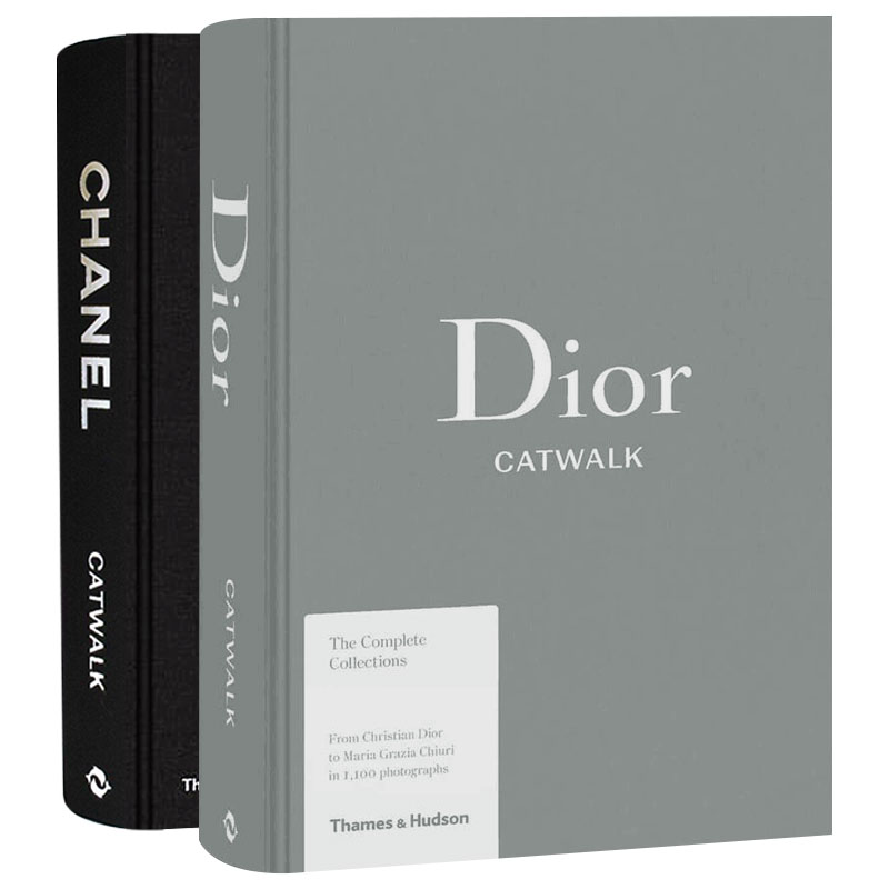 【现货】【Catwalk】香奈儿T台秀+迪奥T台秀 英文服装设计组合套装 原版时装设计图书 Chanel Catwalk Dior Catwalk