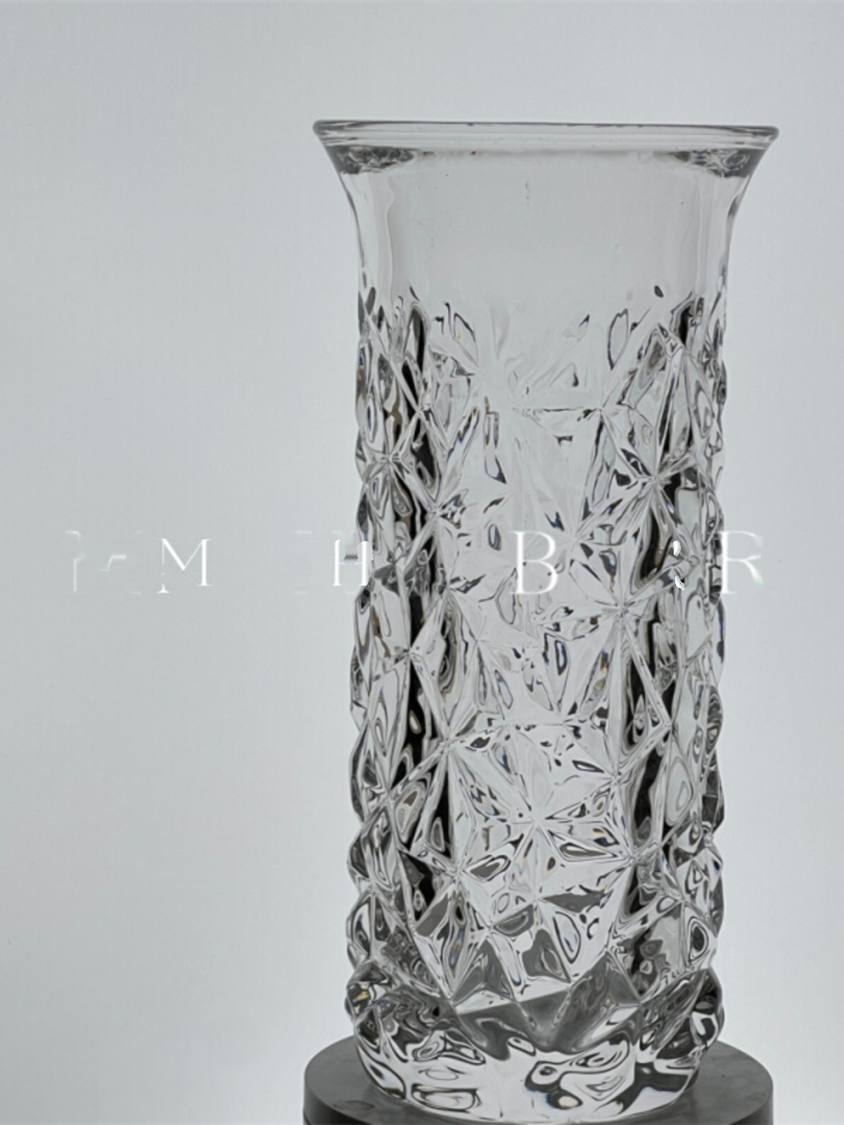 【喜嘉语】冰吻丨钻石冷切割工艺丨闪耀系列简约玻璃花瓶