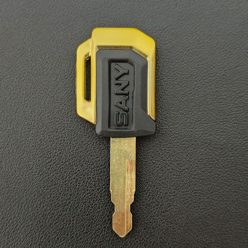 三一新款土豪金钥匙55 60 75 115 200 245开门启动点火挖掘机钥匙