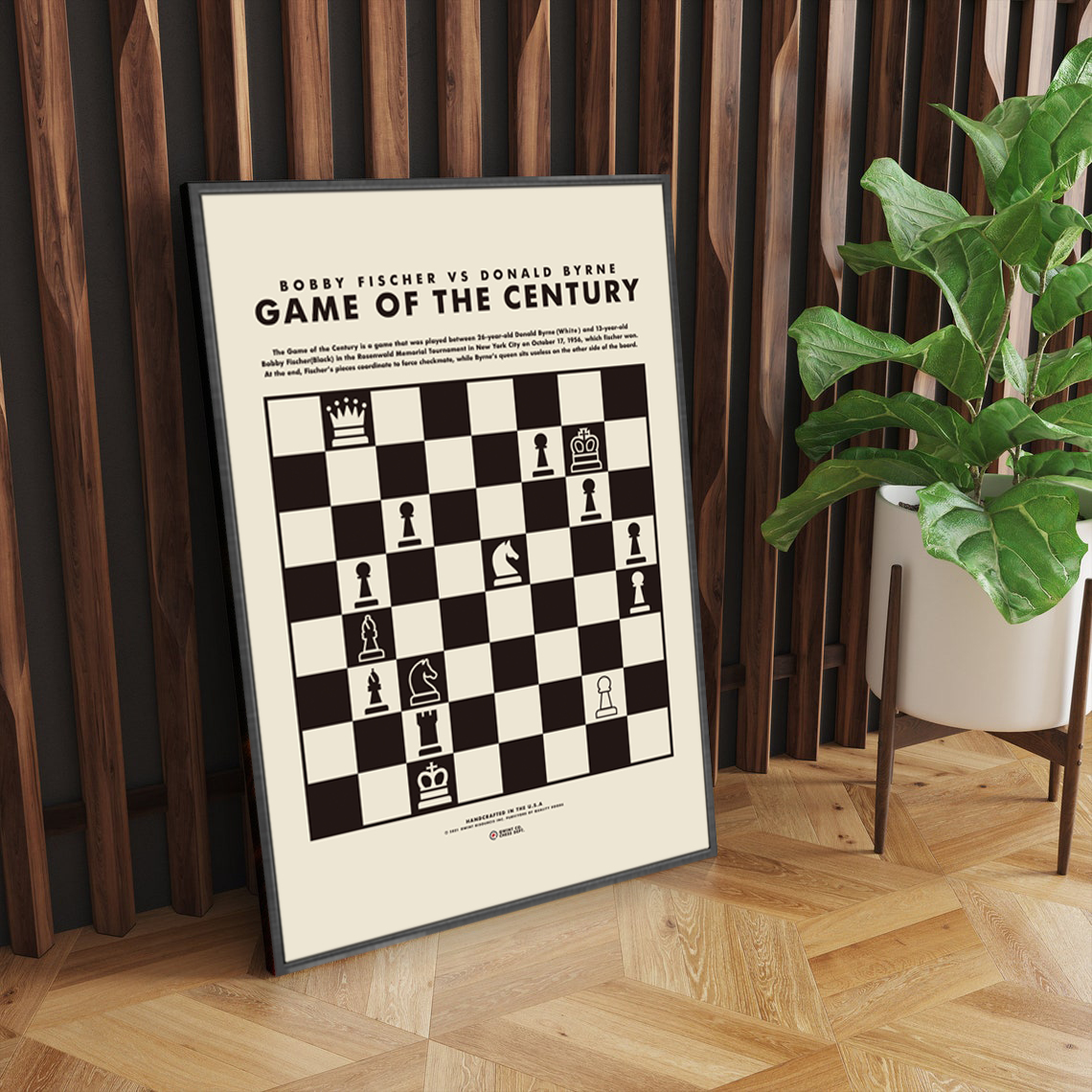 黑白国际象棋棋盘装饰画客厅沙发背景墙卧室北欧ins抽象落地挂画