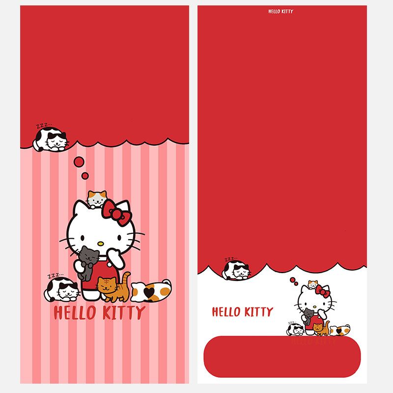 红色HelloKitty手机壁纸套图可爱 手机壁纸