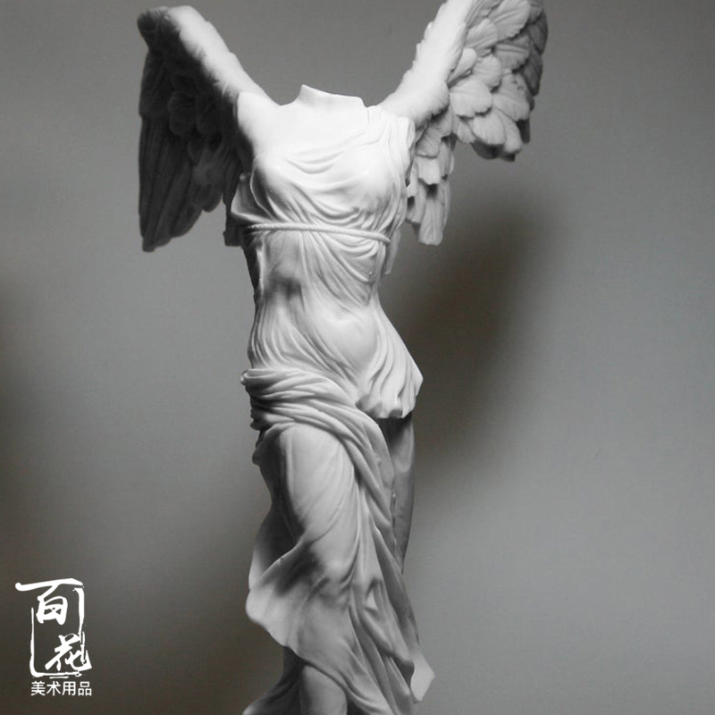 胜利女神全身石膏像 美术素描雕塑教具 拍照道具装饰摆件欧式
