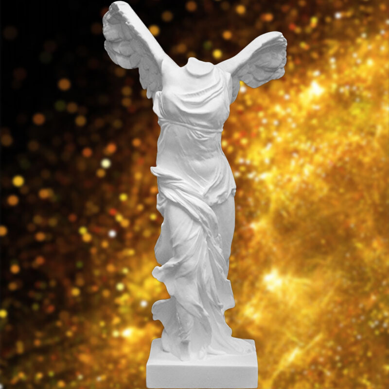 艺伯乐1米胜利女神全身石膏像 素描静物美术教具 雕像雕塑摆件