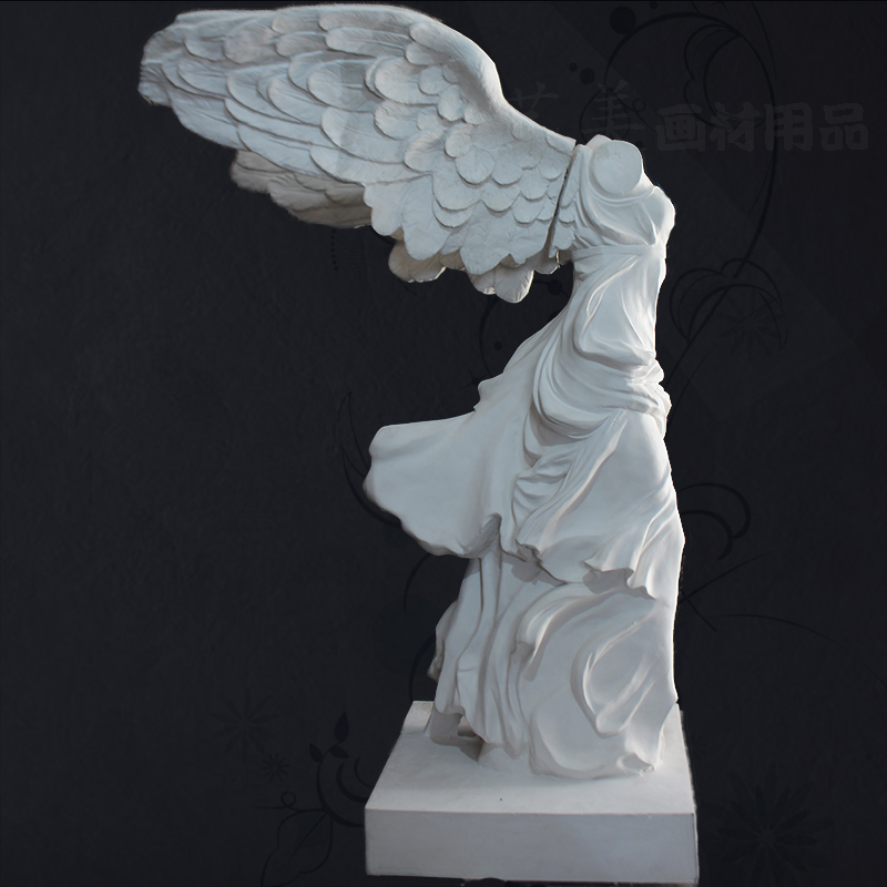 新品石膏像胜利女神大号石膏雕塑摆件美术素描静物雕像石膏教具全