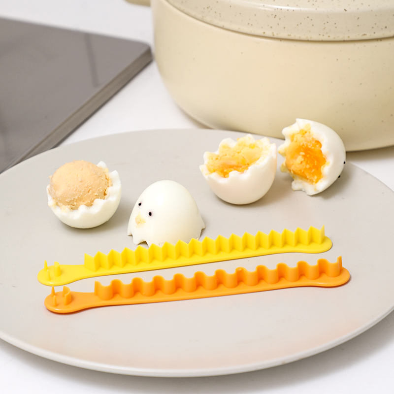 家用鸡蛋切花器diy鸡蛋刻花模具厨房开蛋分蛋器造型花棒切蛋器具