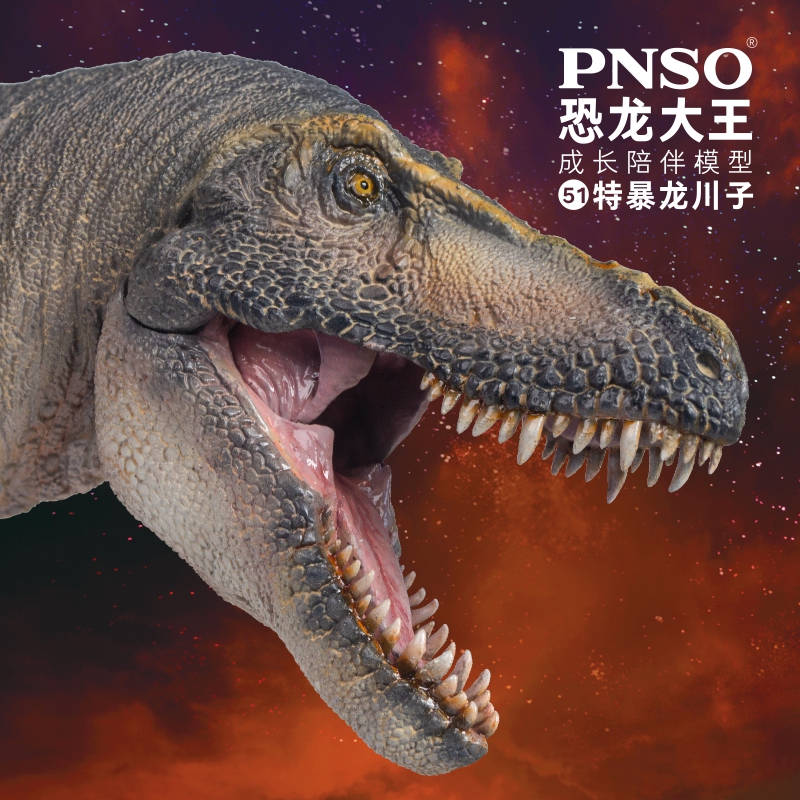 PNSO恐龙大王成人大孩子玩具模型2021新品特暴龙川子恐龙现货盒装