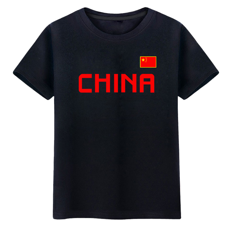 国潮中国男篮国家队篮球国旗china短袖中国T恤运动训练田径班衣服
