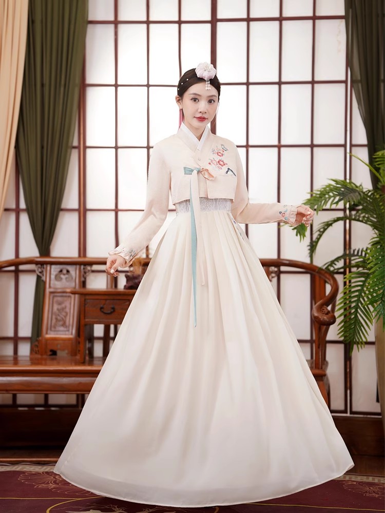 朝鲜族服装女韩服少数民族衣服延吉公主韩国传统宫廷服饰成人演出