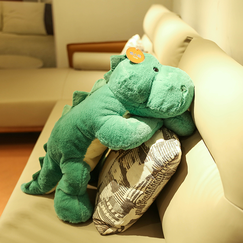 超软动物抱枕趴趴恐龙毛绒玩具可爱鳄鱼安抚布娃娃陪睡觉儿童玩偶