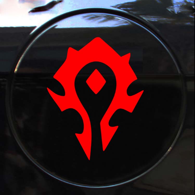 汽车贴纸魔兽世界车贴为了部落联盟徽章WOW标志油箱盖引擎盖装饰