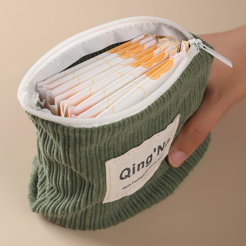卫生巾姨妈巾收纳包随身便携大容量中学生简约装卫生棉的月事小包