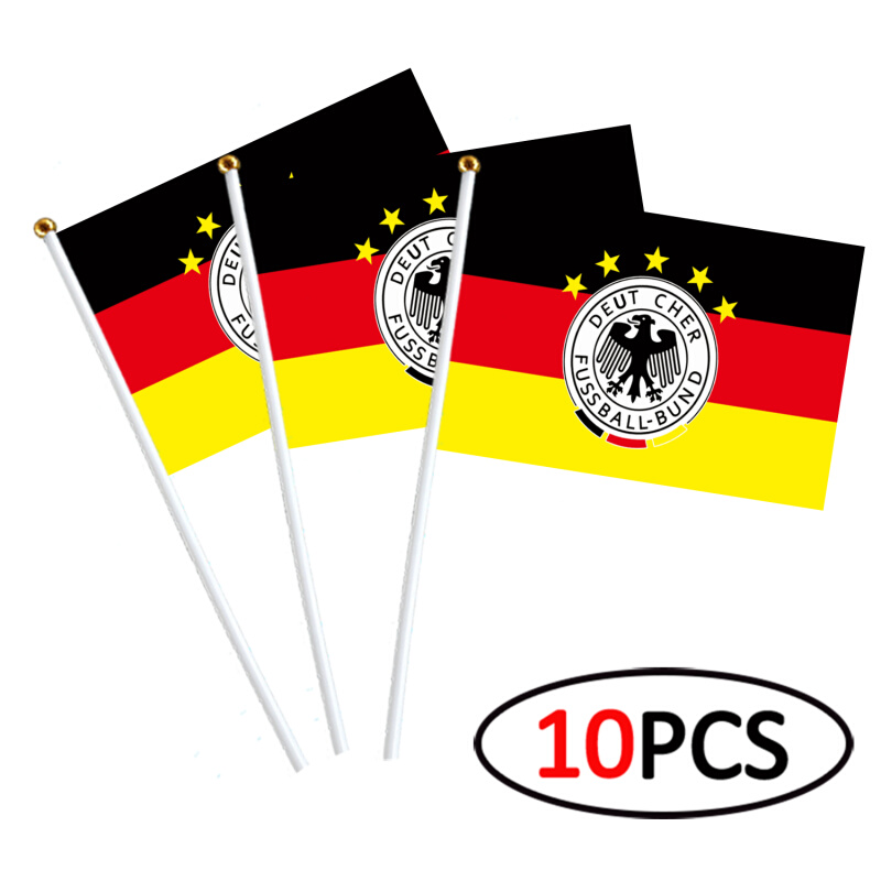 包邮数码定制 欧洲杯 德国足球国家队旗 德国国旗 户外涤纶旗帜