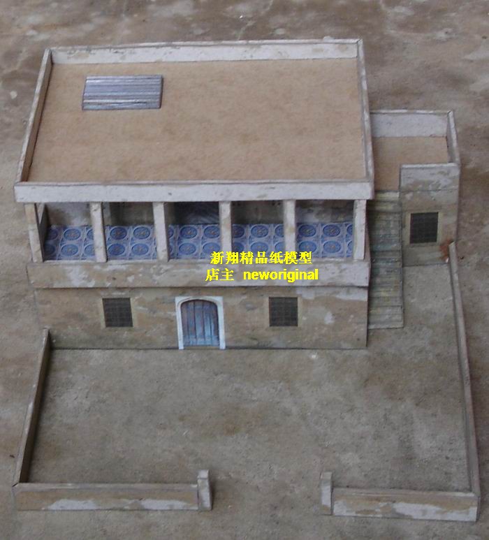 中东伊拉克伊朗民宅军事建筑设施高达城市汽车车模场景套件模型