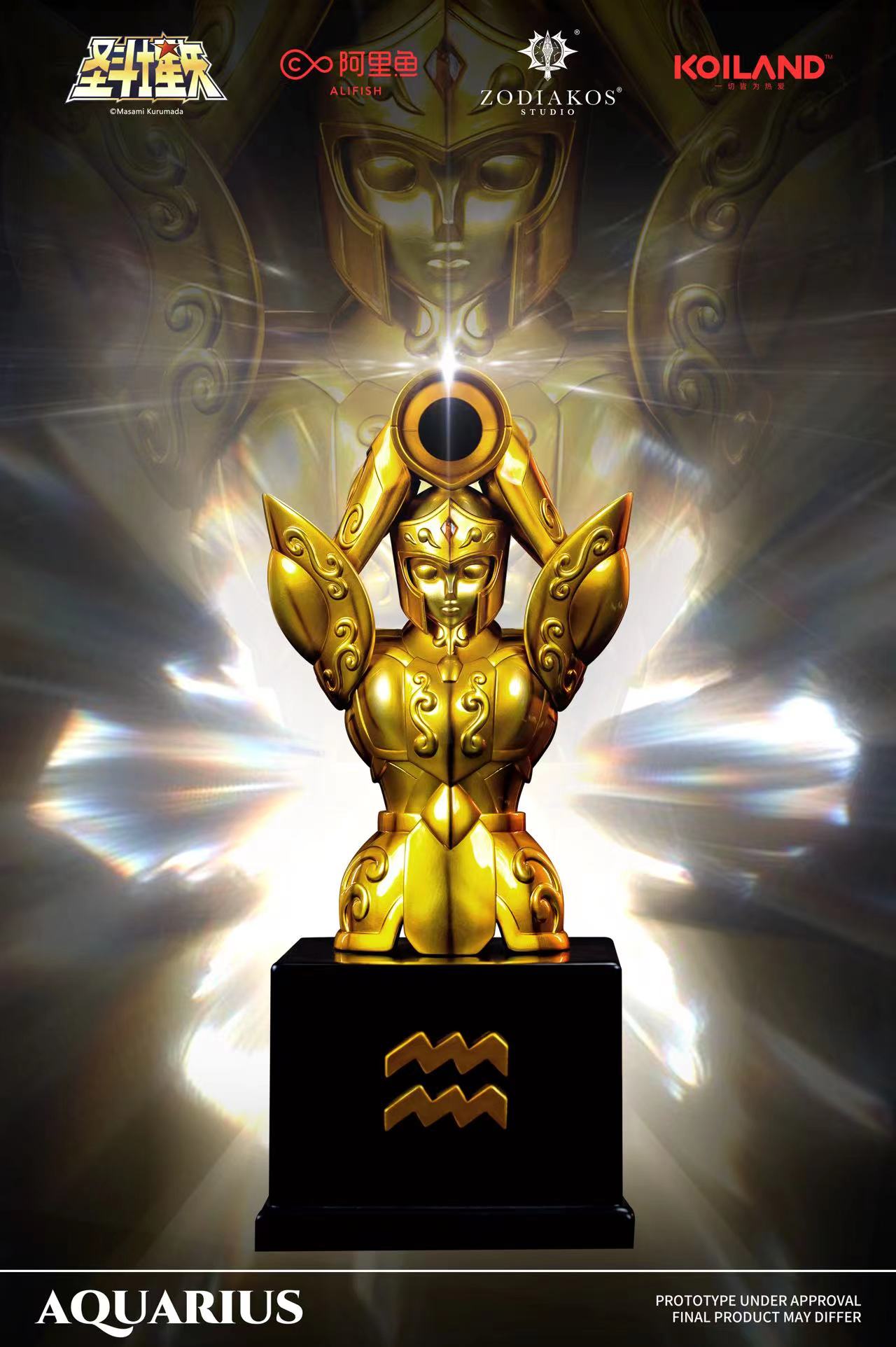 【悟极模玩】Zodiakos 铸刻 黄金圣斗士 水瓶座圣衣 限量正版雕像