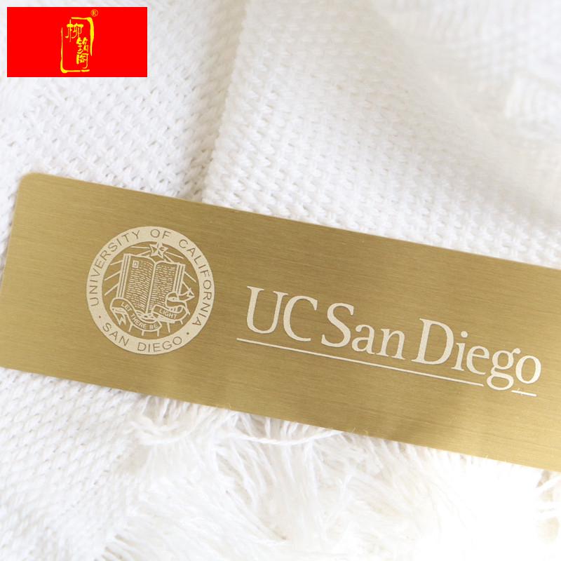 加州大学伯克利圣地亚哥尔湾分校定制书签校徽logo精美书签送同学