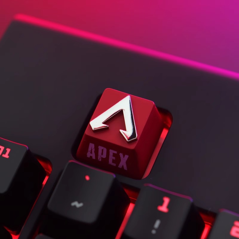 APEX英雄游戏实物周边logo 机械键盘锌铝合金属个性键帽按键 键石
