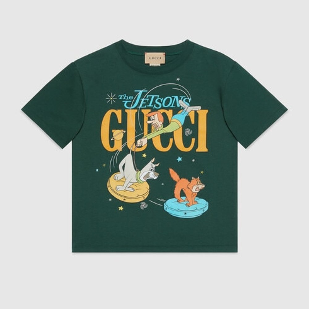 GUCCI(古驰) 女童儿童印花棉质T恤