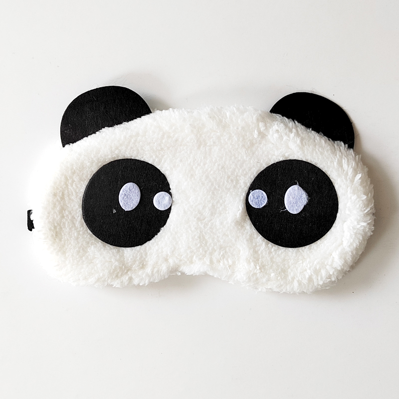 卡通熊猫眼罩可怜表情鄙视表情眼罩遮眼新款可爱个性创意遮光眼罩