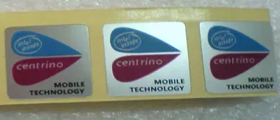 笔记本台式电脑标签centrino标贴迅驰标志intel inside不干胶贴纸