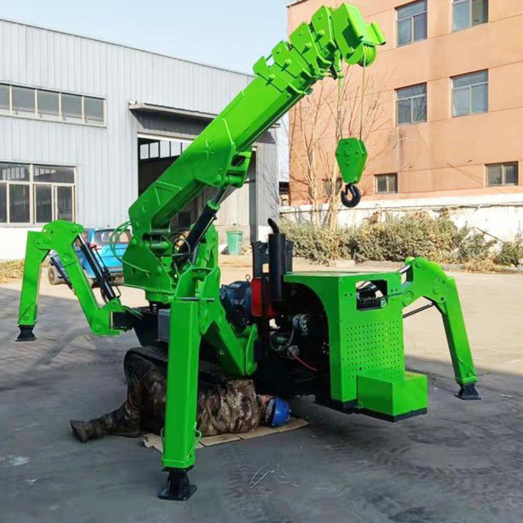 润沃机械 微型3吨蜘蛛吊 异形伸缩臂起重机 多功能液压蜘蛛吊车