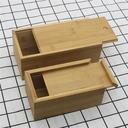 实木长方形抽拉木盒定做竹木礼品盒包装盒饰品收纳首饰盒小木盒子