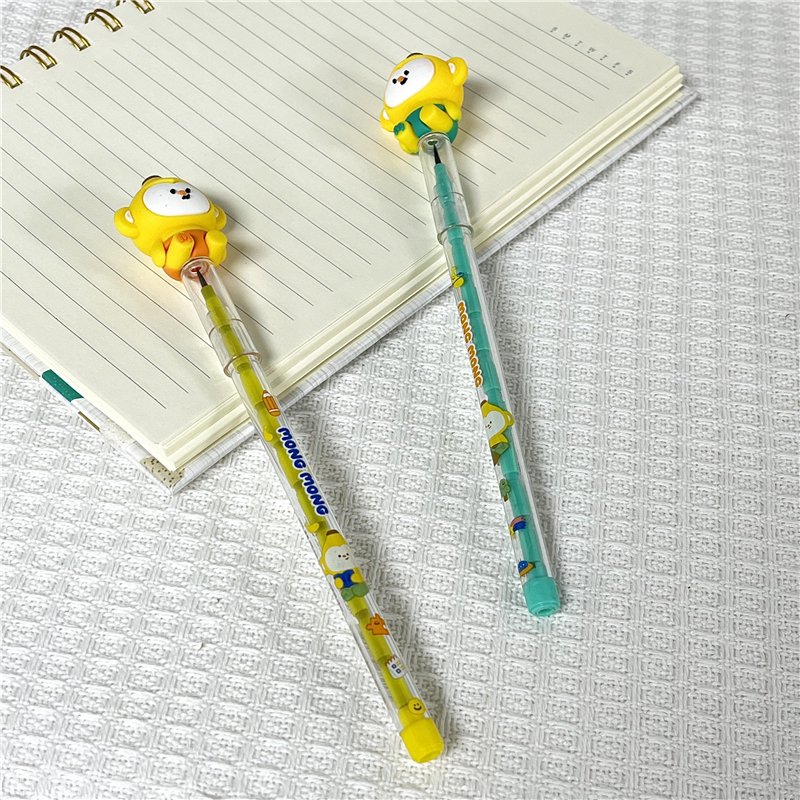 童年回忆！超可爱卡通猴子铅笔顺滑强韧可替换笔芯绘画美术素描笔