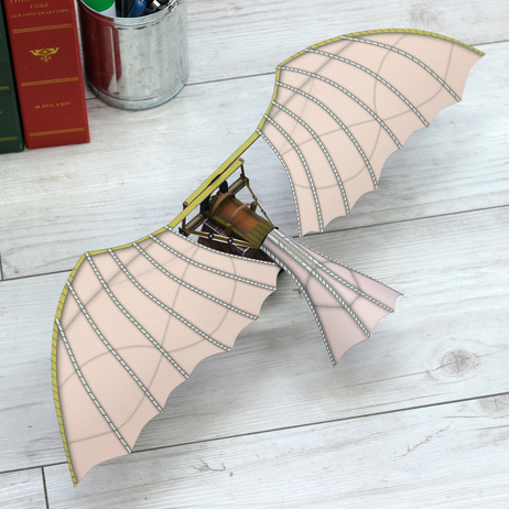 儿童益智DIY立体手工制作古老滑翔机老式飞机航模3D纸质模型玩具